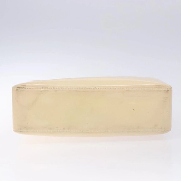 CHANEL Tote Bag Enamel Beige Gold CC Auth bs27673 - Picture 6 of 15